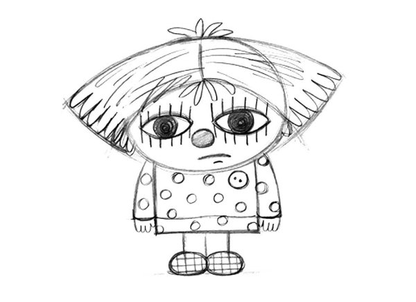 Рисунок домовенка