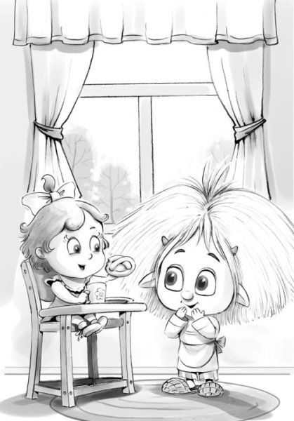 Домовёнок Кузя с подковой