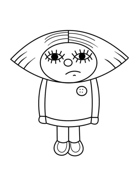 Расскраска домовёнок Кузя