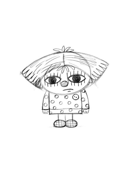 Расскраска домовёнок Кузя