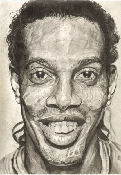 Негр карандашом