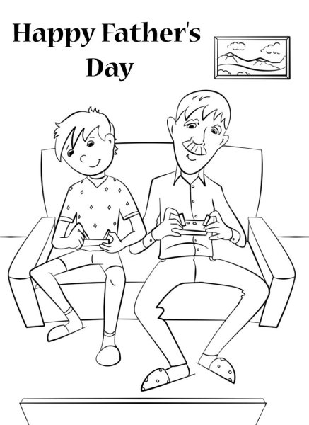 Раскраски мой отец