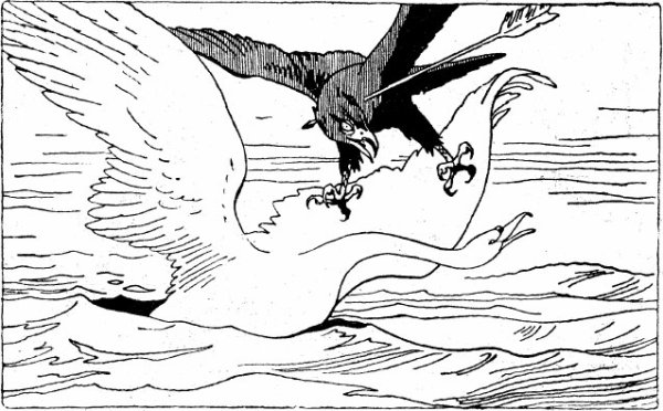 Лебедь и Коршун Пушкин