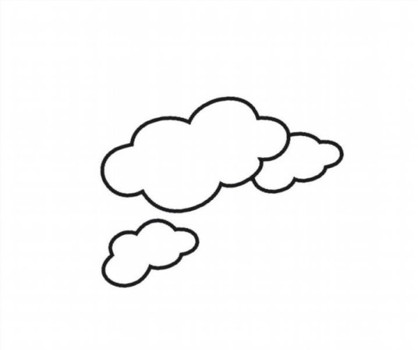 Облако раскраска