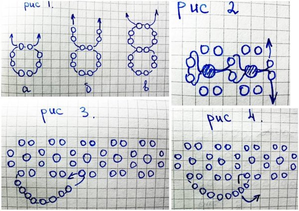 Браслет из бисера цветочки схема