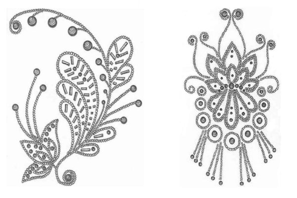 Узоры для люневильской вышивки