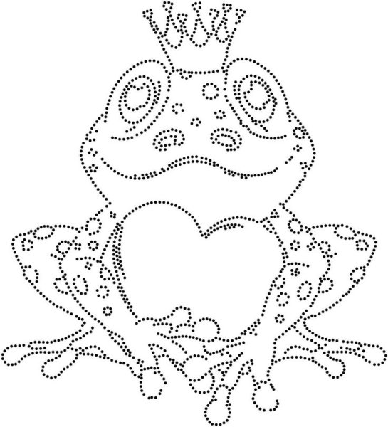 Трафарет Жабы