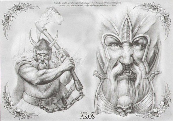 Славянские боги Перун Велес