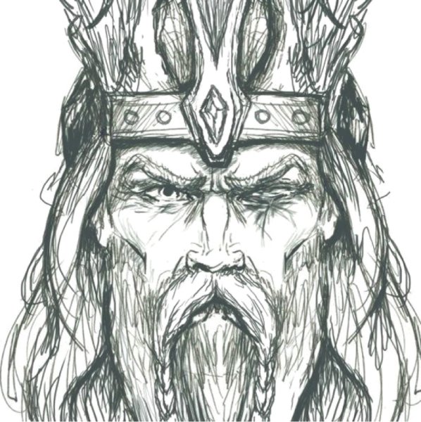 Перун Бог славян эскиз