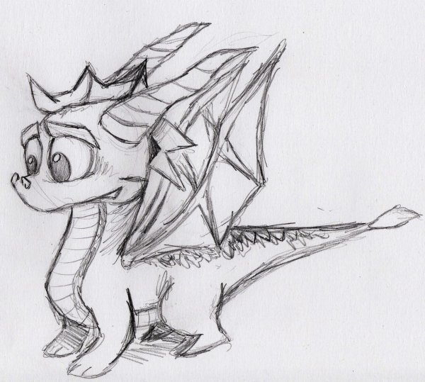 Маленькие драконы для срисовки