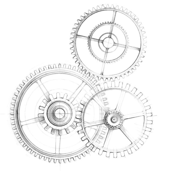 Шестеренки эскиз