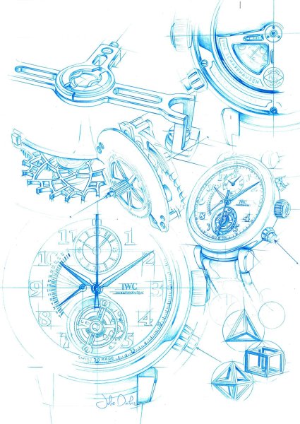 Часы стилизация