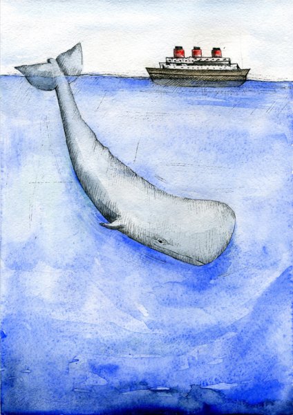 Нарисовать кита