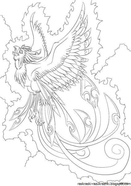 Как нарисовать Жар птицу