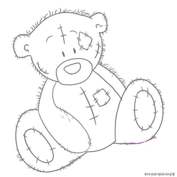 Раскраска "мишки"