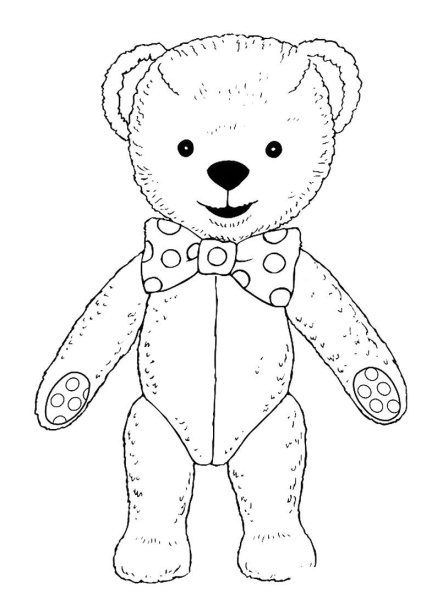 Раскраска "мишки"