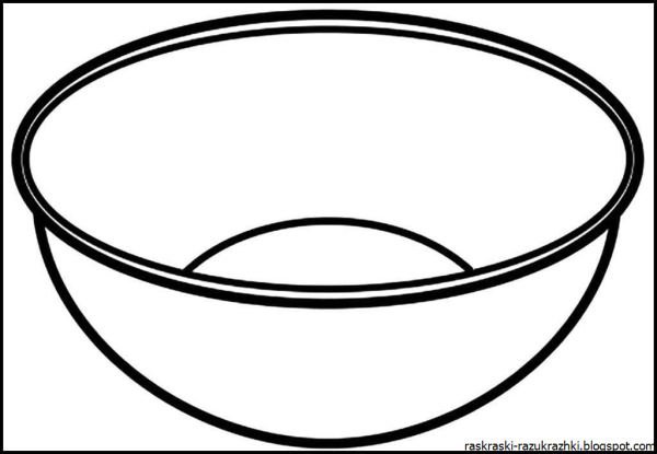 Нарисовать тарелку