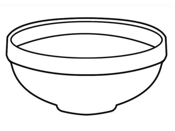 Трафарет тарелки