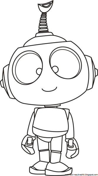 Робот рисунок карандашом