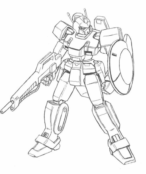 Раскраска Тобот