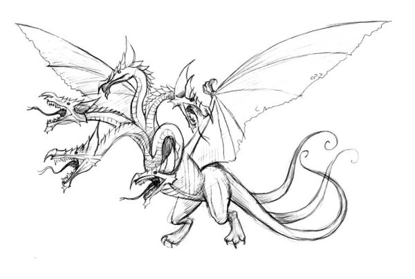 Рисунок змея Горыныча