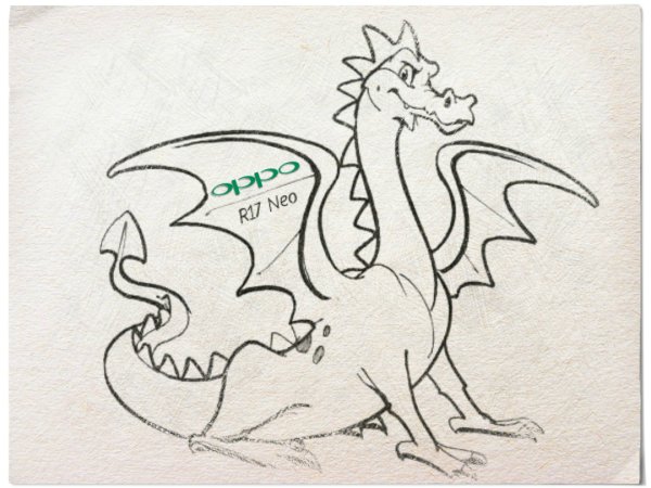 Рисунок змея Горыныча карандашом