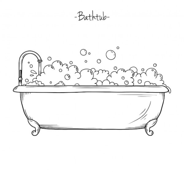 Эскиз ванной комнаты