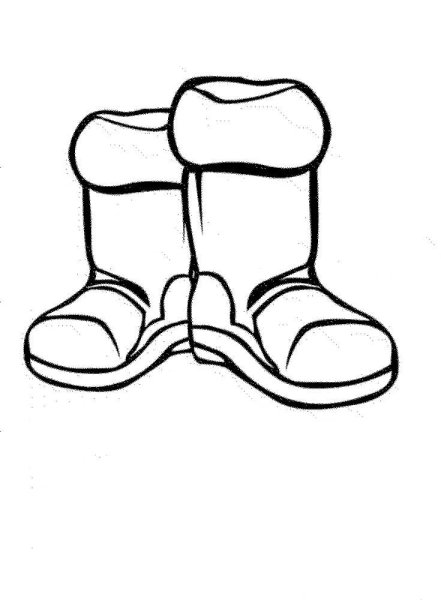 Ботинок рисунок легкий