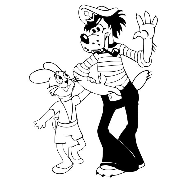 Ну погоди рисовать карандашом