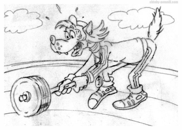 Заяц из ну погоди рисунок