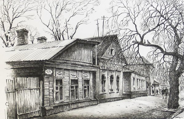 Самара художник Ваган Каркарьян картины зарисовки Самары