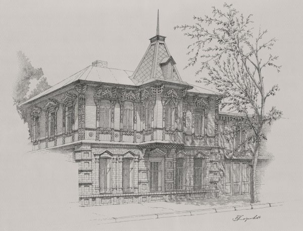 Зарисовки памятников архитектуры