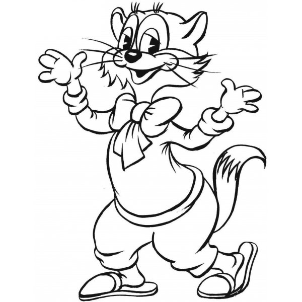 Герои мультфильма кот Леопольд