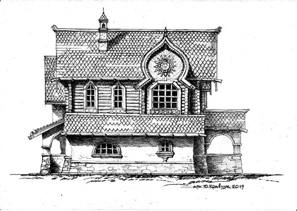 Боярский Терем в древней Руси рисунок