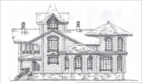 Эскиз русского Терема