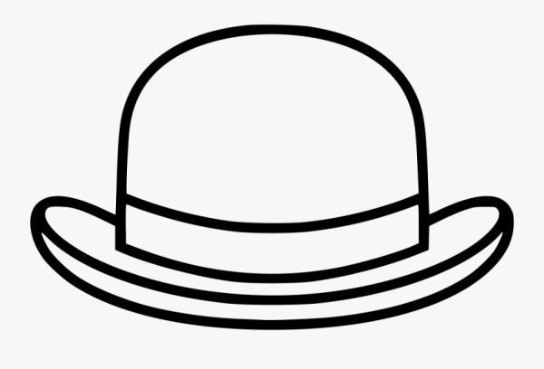 Шляпа раскраска для детей