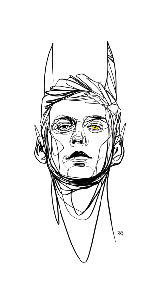 Антон Шастун для срисовки