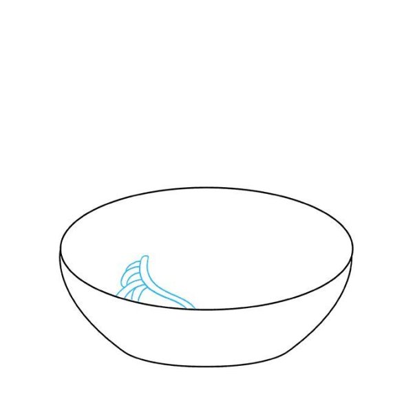 Нарисовать блюдце