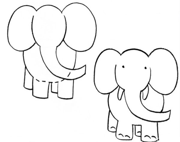 Слонёнок с большими ушами