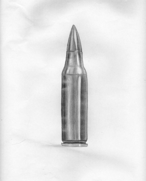 Пуля рисунок