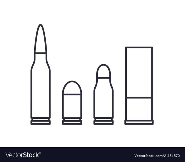 Пуля рисунок легкий