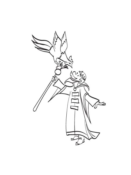 Золотой петушок рисунок