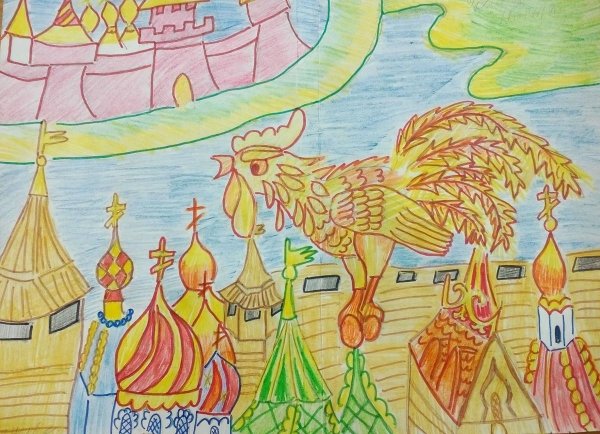 Петушок золотой гребешок Пушкин