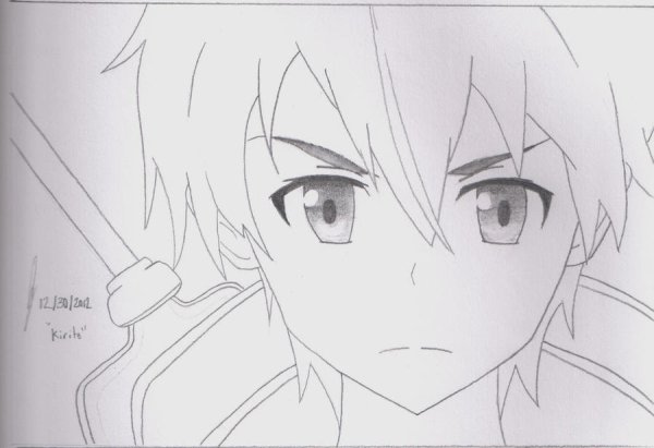 Нарисовать Кирито