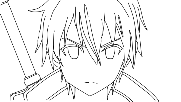 Нарисовать Кирито