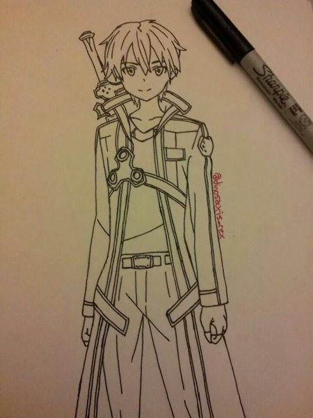 Раскраска аниме Асуна