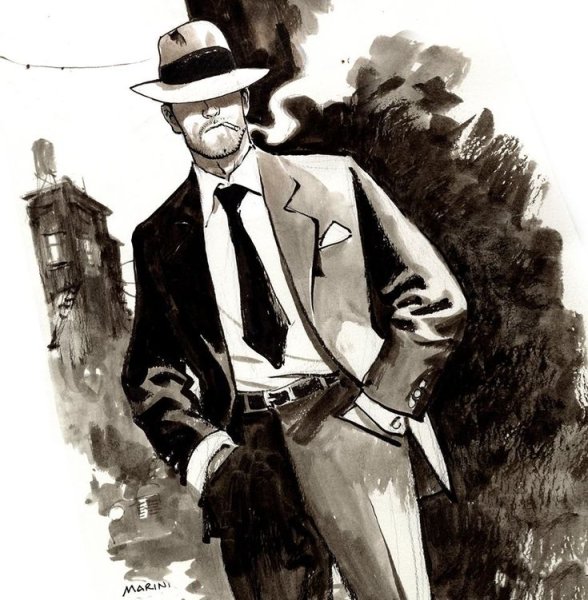 Мафиози иллюстрация