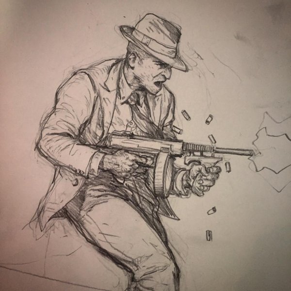 Гангстер карандашом