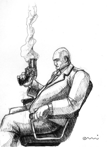 Арты на тему мафии карандашом