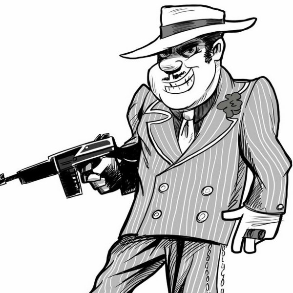 Гангстер мультяшный